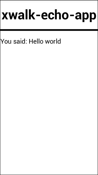 Crosswalk Android application with extensions on x86 ZTE Geek