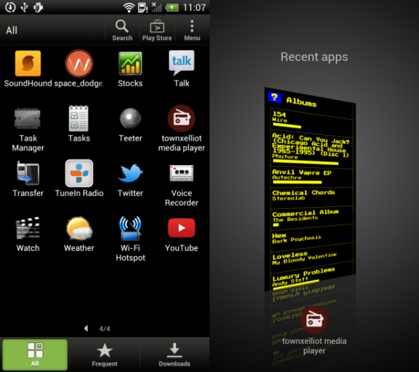 Manifest icon used in "application list" and "recent apps" context on Android