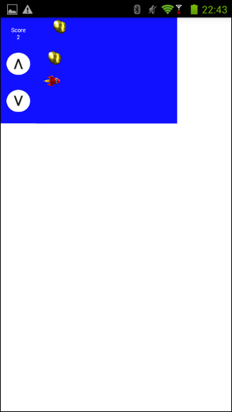 space dodge game in portrait on ZTE Geek