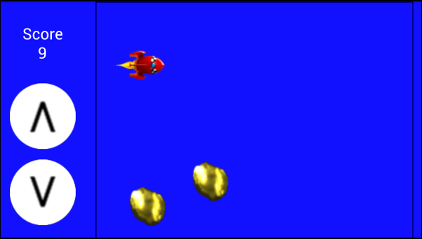 space dodge game on ZTE Geek: landscape, fullscreen, viewport meta, resize, fixed margin, canvas resized